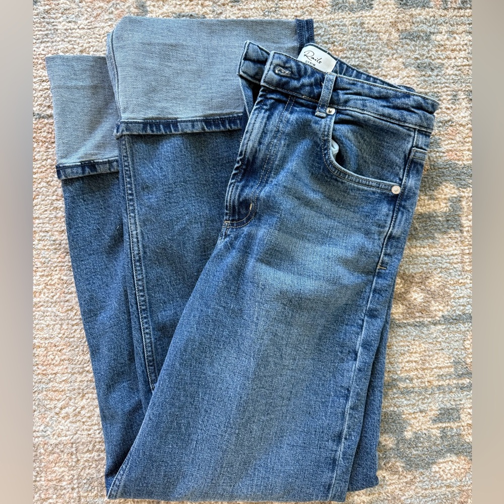 Rails Getty Cuffed High Waist Jeans